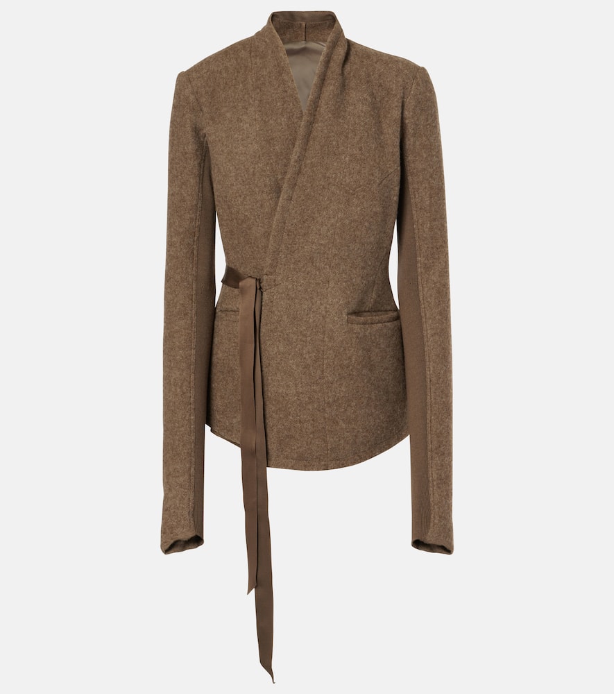 Hollywood wool wrap jacket