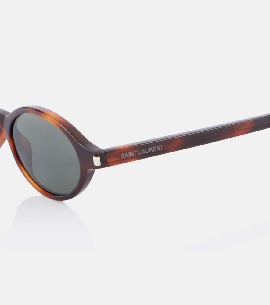 Saint Laurent Sl 751 Jeanne Oval Sunglasses In Brown