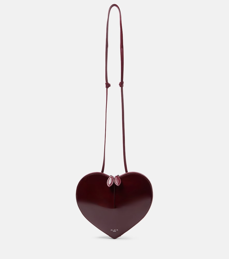 Alaia Alaïa Le Caur patent leather shoulder bag