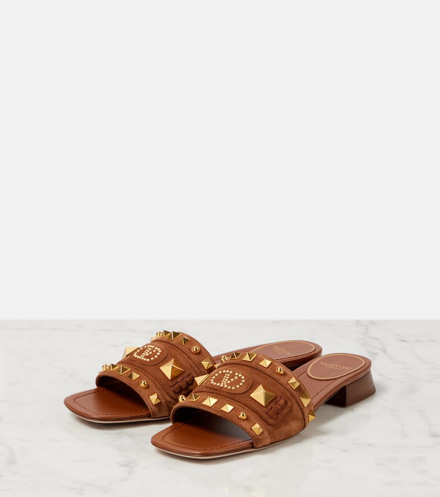 Valentino Garavani Slippers In Brown