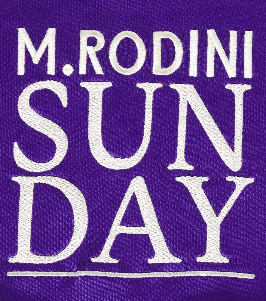  Mini Rodini Mini Rodini Besticktes Sweatshirt Sunday Aus Baumwolle 