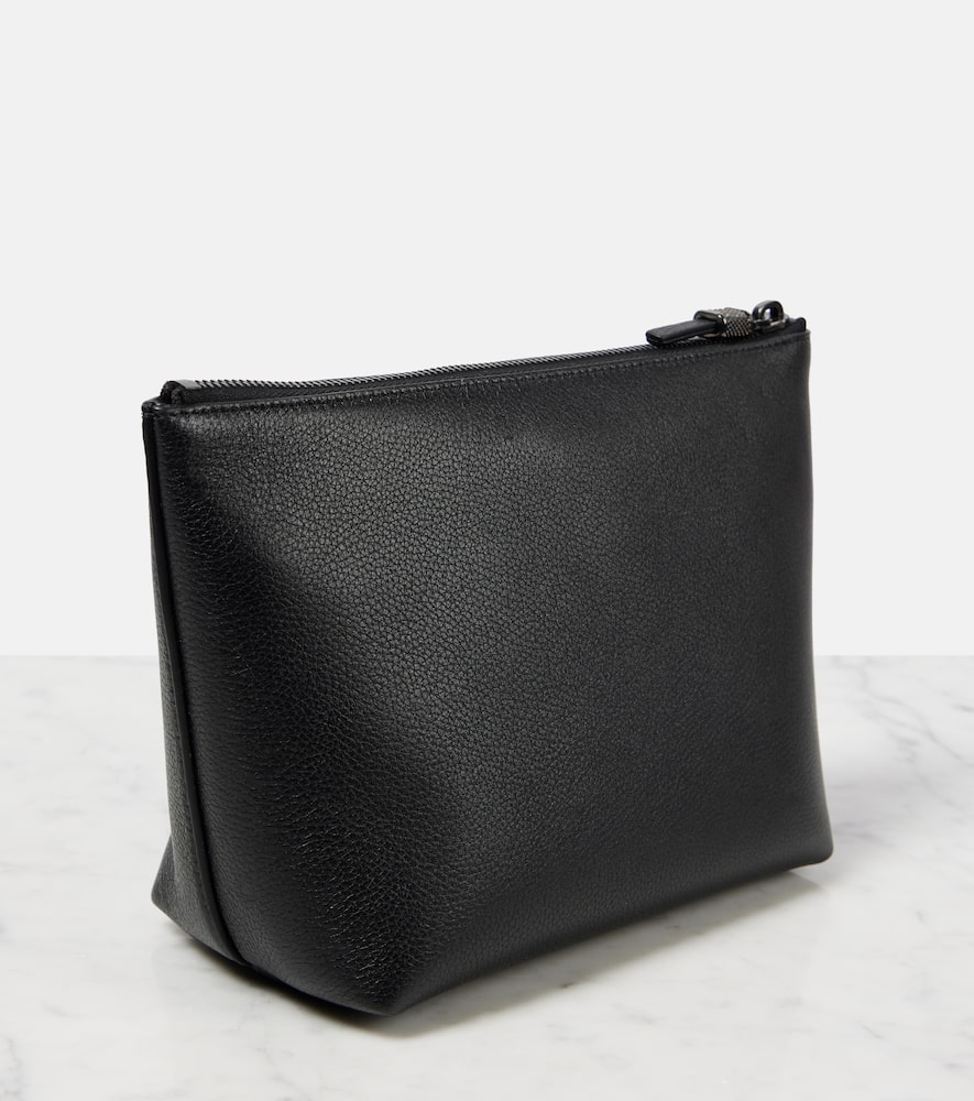 BRUNELLO CUCINELLI SMALL LEATHER POUCH 