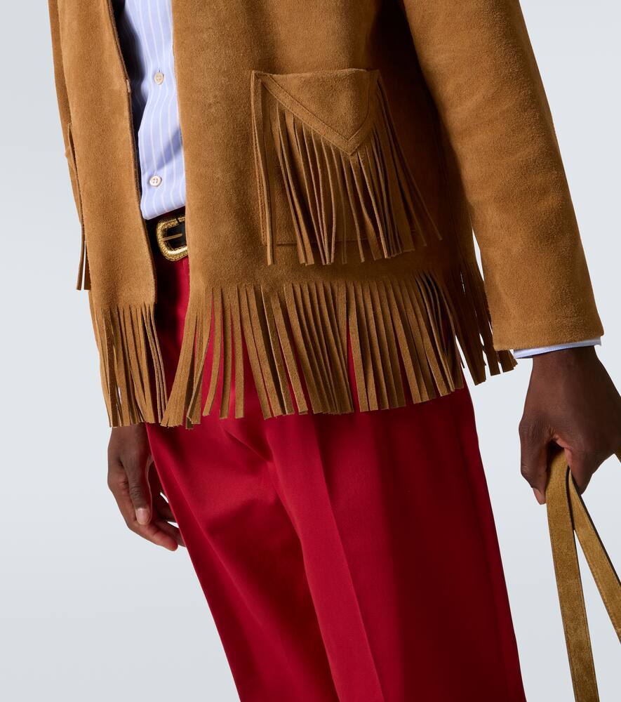 Valentino Turtleneck Long Sleeve Leather Jacket In Nude