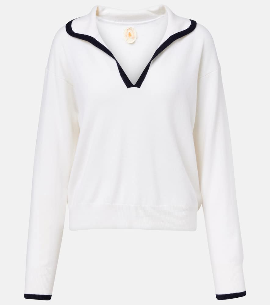 Cashmere polo sweater