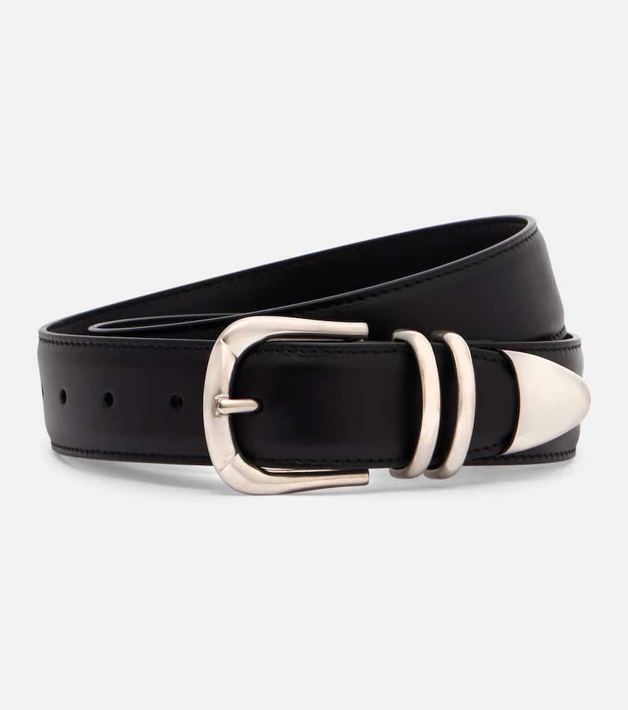 Leather belt
