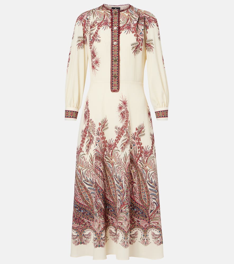 Paisley shirt dress