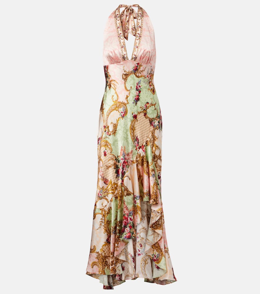 Queens Quarters silk maxi dress