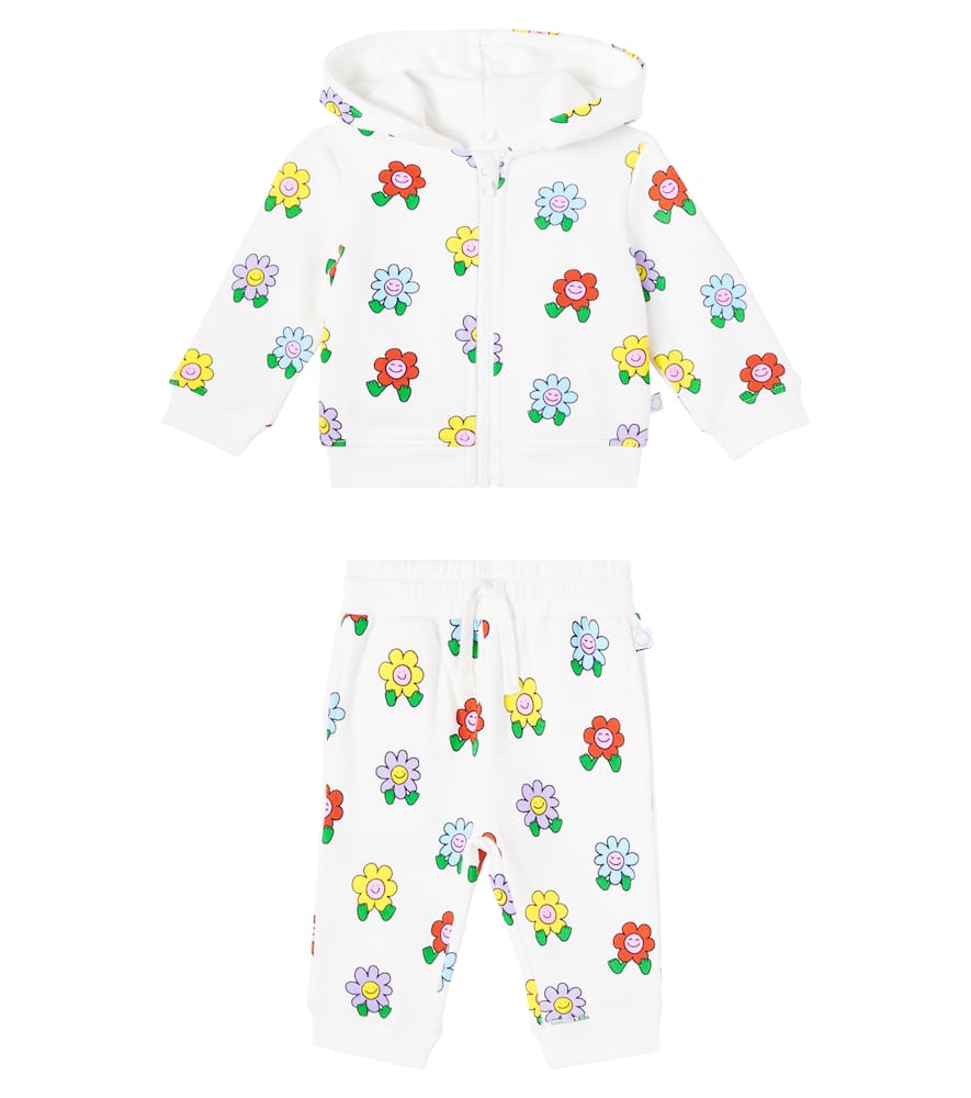 Stella Mccartney Baby Jogginganzug Flowers Aus Baumwolle