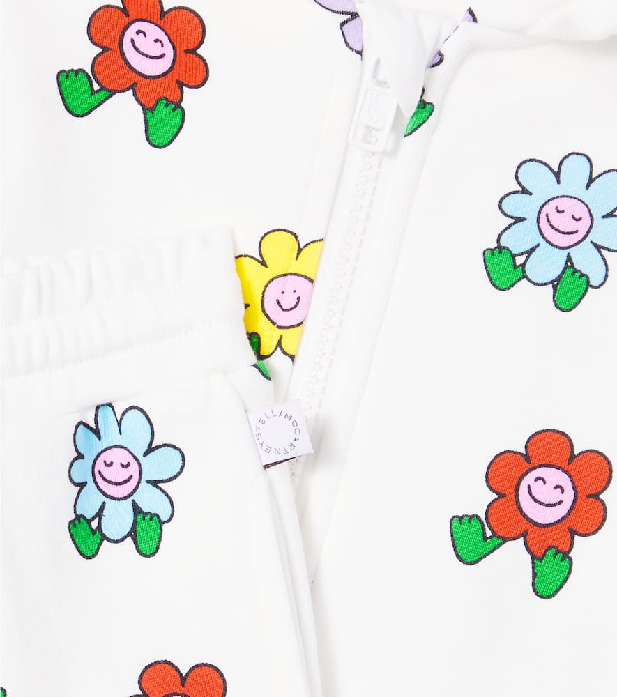 Stella Mccartney Baby Jogginganzug Flowers Aus Baumwolle
