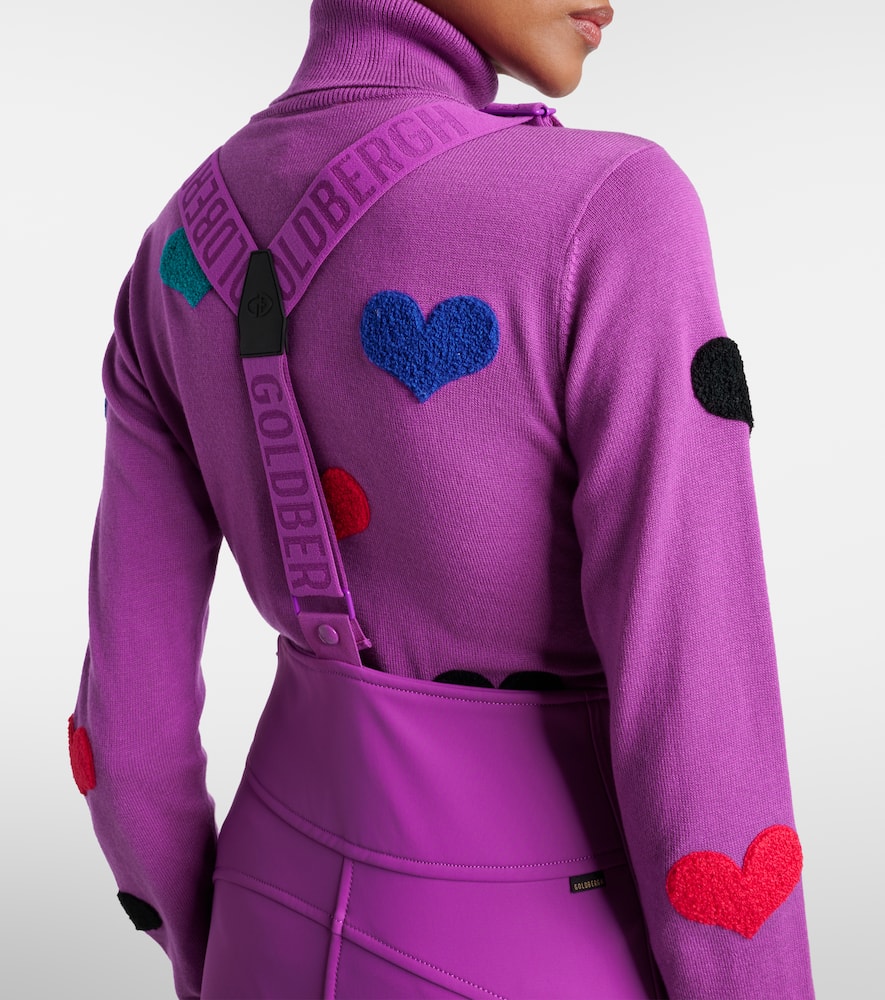 Goldbergh High End Ski Salopettes In Purple