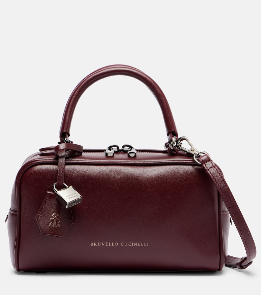 Boston Explorer Small leather tote bag