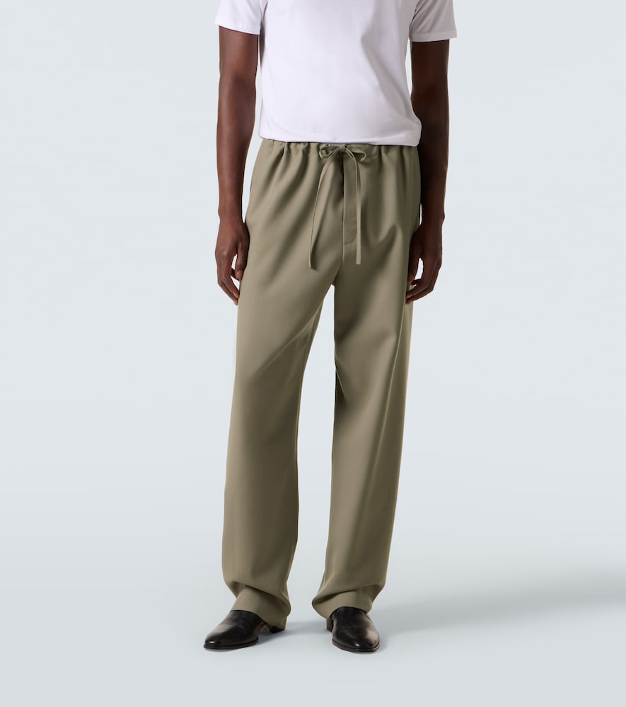  Calvin Klein Collection Calvin Klein Collection Benjamin Wool Straight Pants 