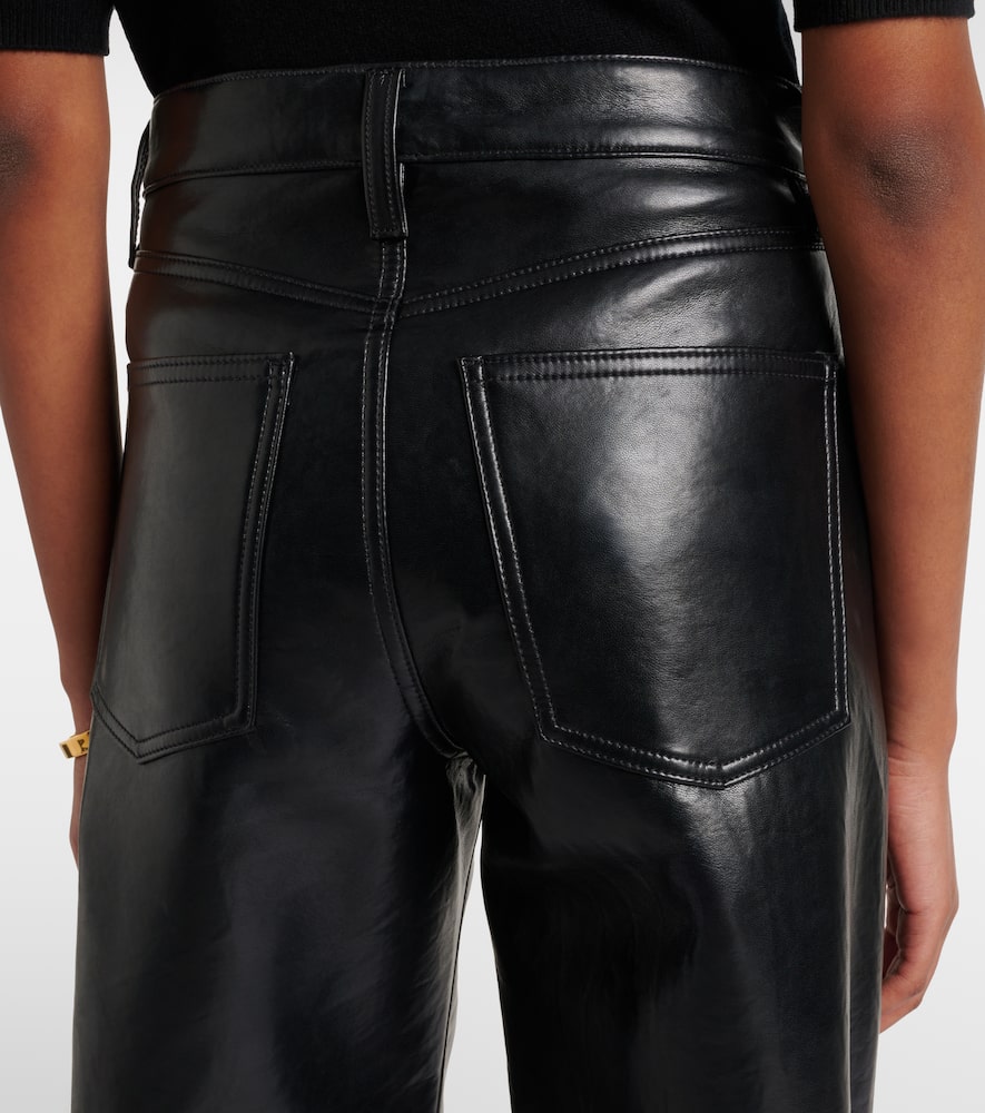 Agolde Arc Jean 32 Wide-leg Pants In Black