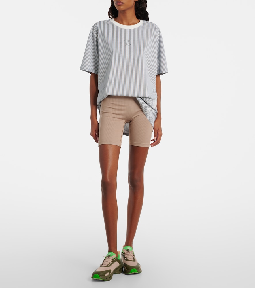 Loewe x On embroidered striped T-shirt