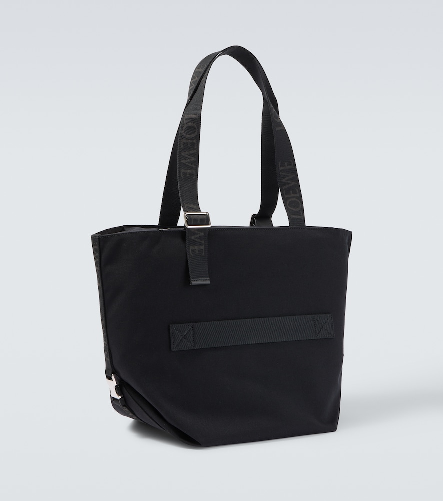  Loewe Loewe Tote Bag Flex Medium Aus Canvas Und Veloursleder 