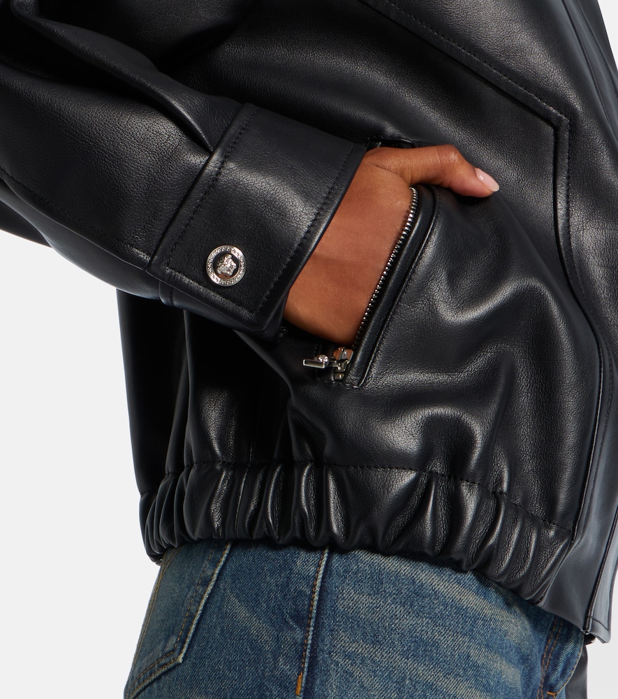  Versace Versace Leather Blouson Jacket 