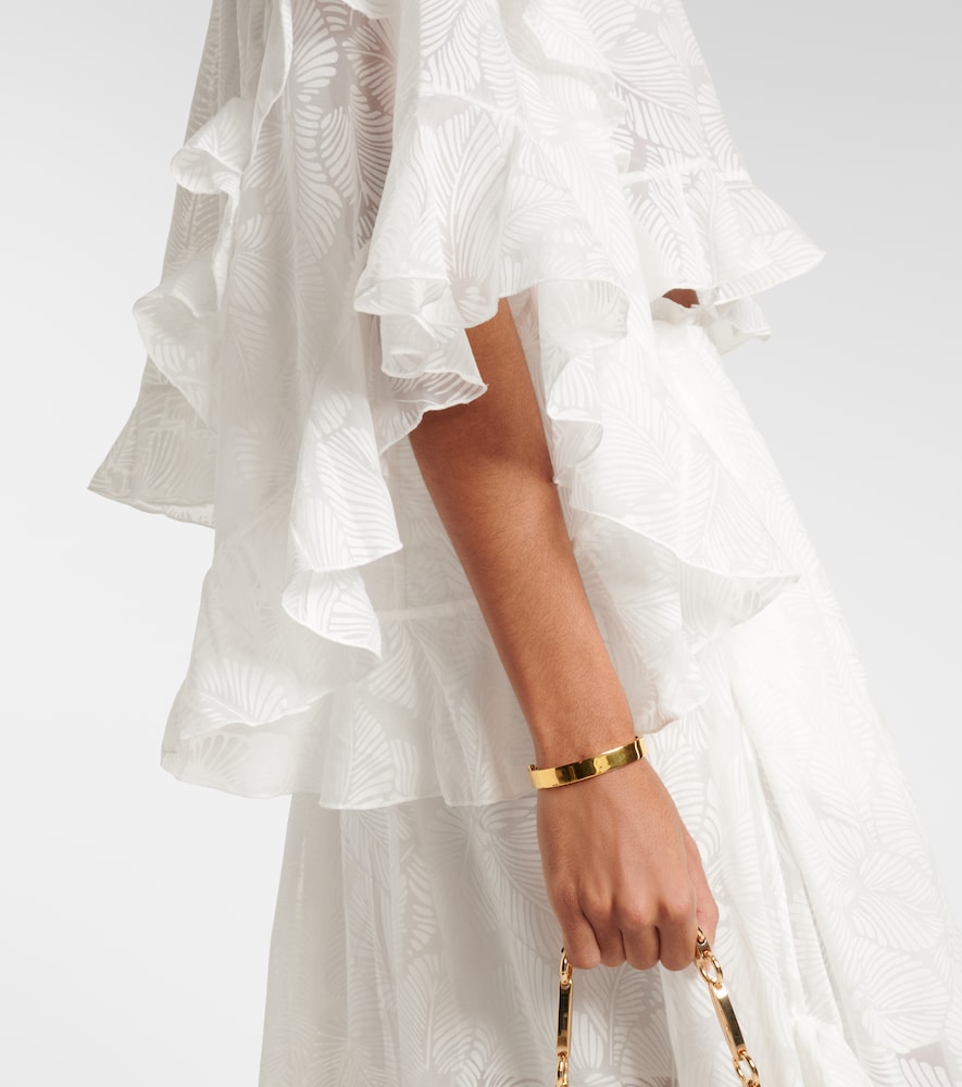  Zimmermann Zimmermann Daylight Ruffled Cotton-blend Blouse 