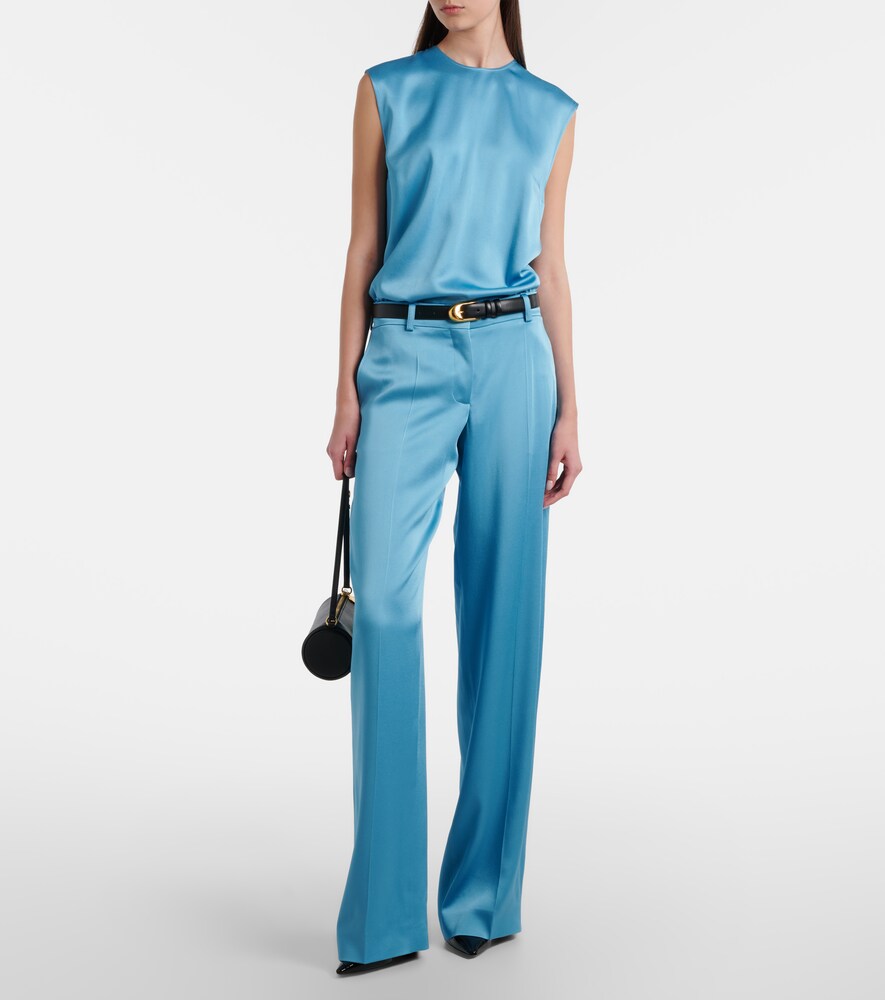  Stella Mccartney Stella Mccartney Top Aus Satin 