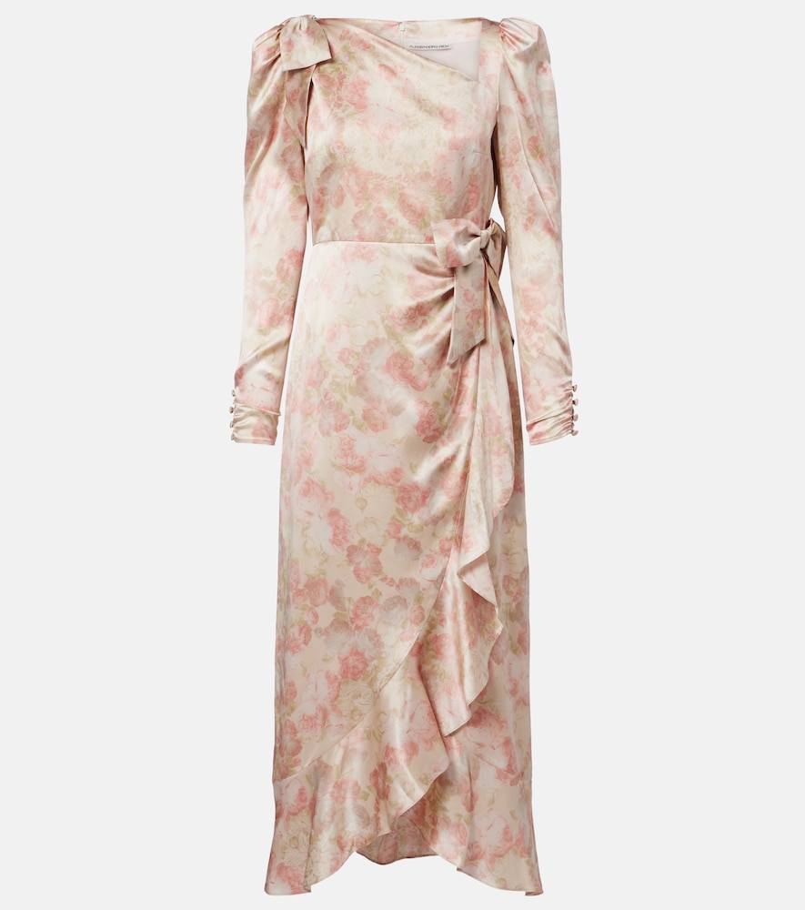 Silk Satin Midi Dress