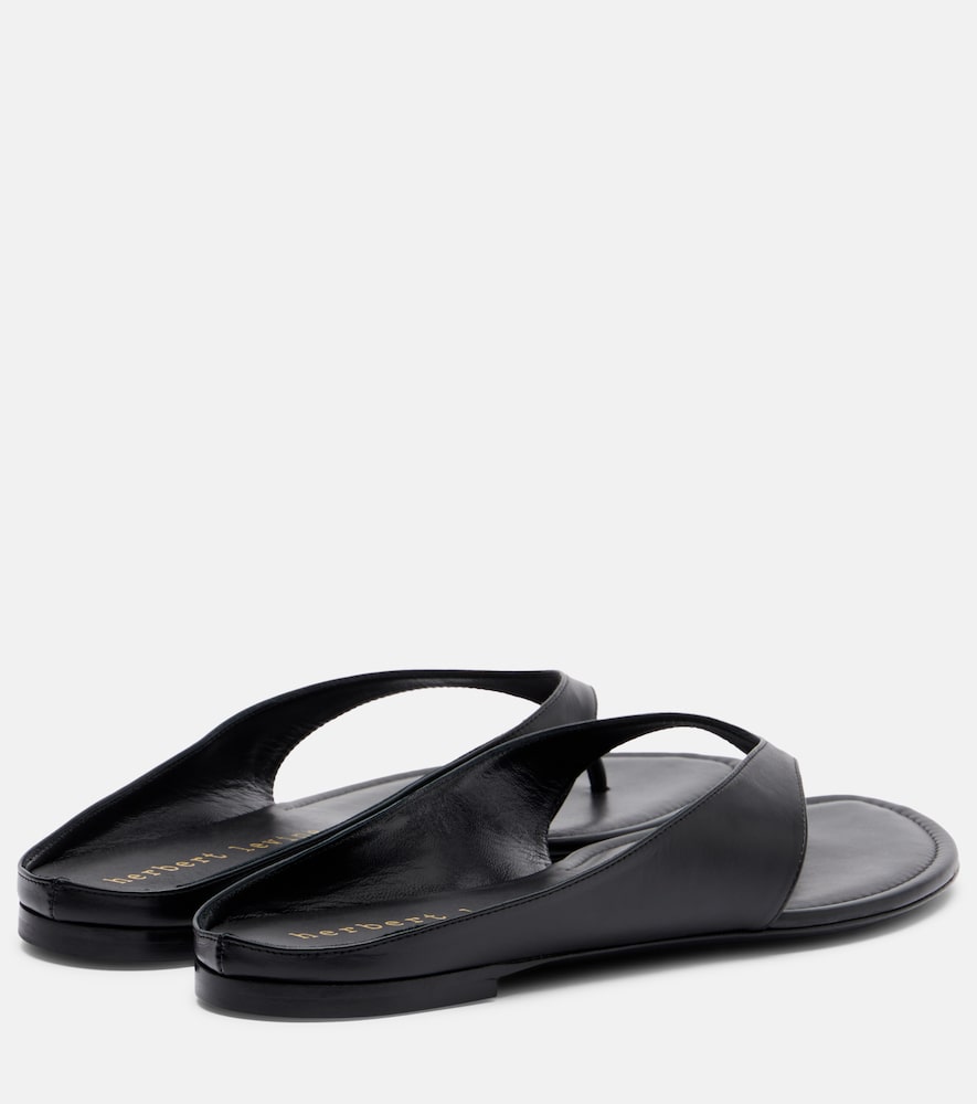  Herbert Levine Herbert Levine Sun-kissed Leather Thong Sandals 