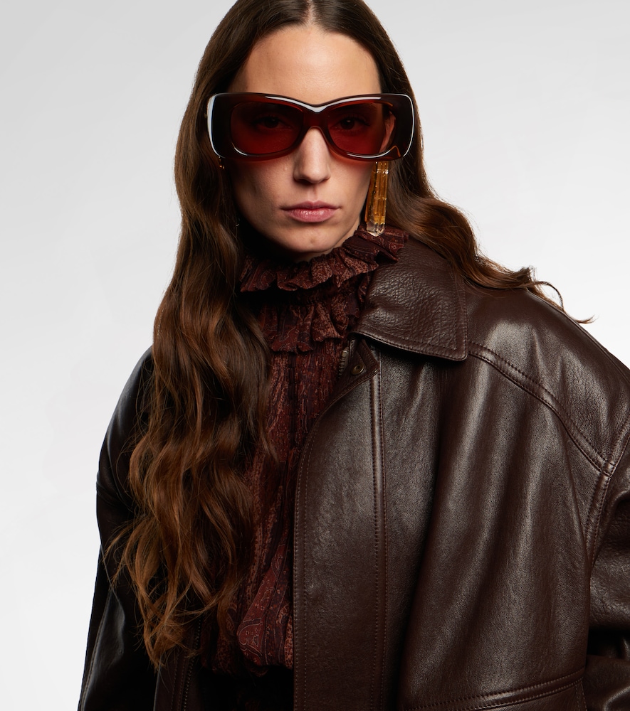  Saint Laurent Saint Laurent Sl 901 Howl Oversized Sunglasses 