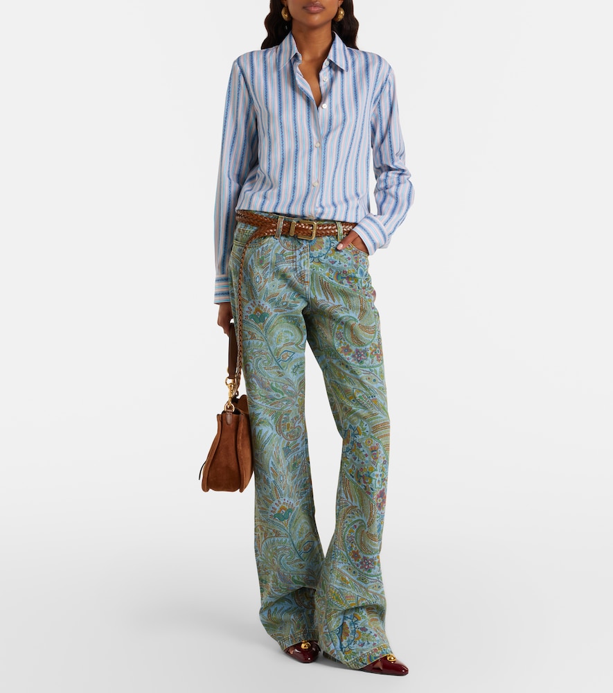  Etro Etro Paisley Flared Jeans 