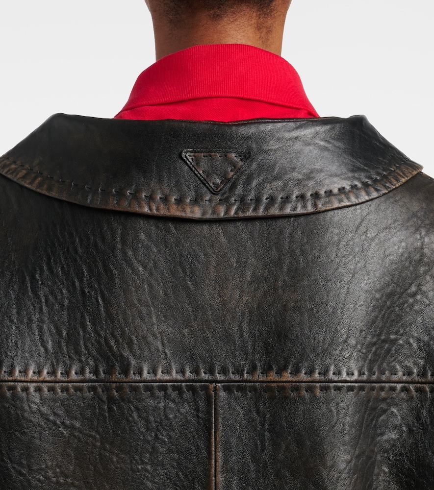  Prada Prada Lederjacke 