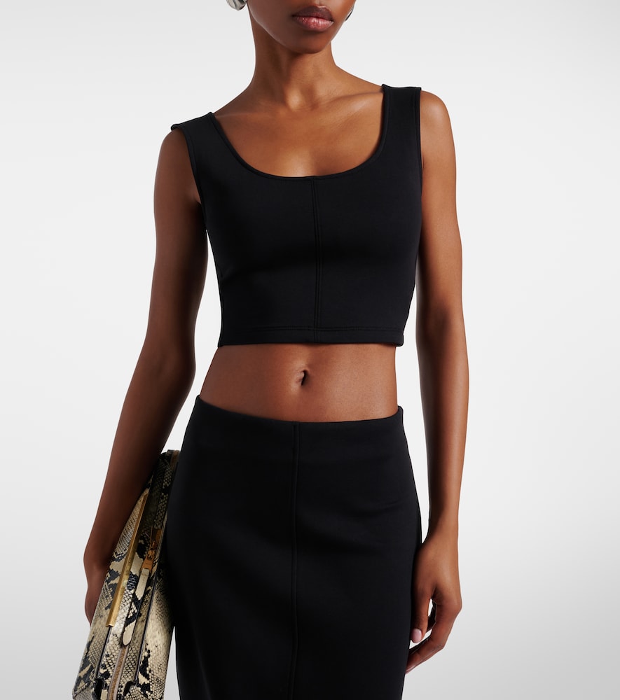 'S Max Mara Dire cotton-blend crop top