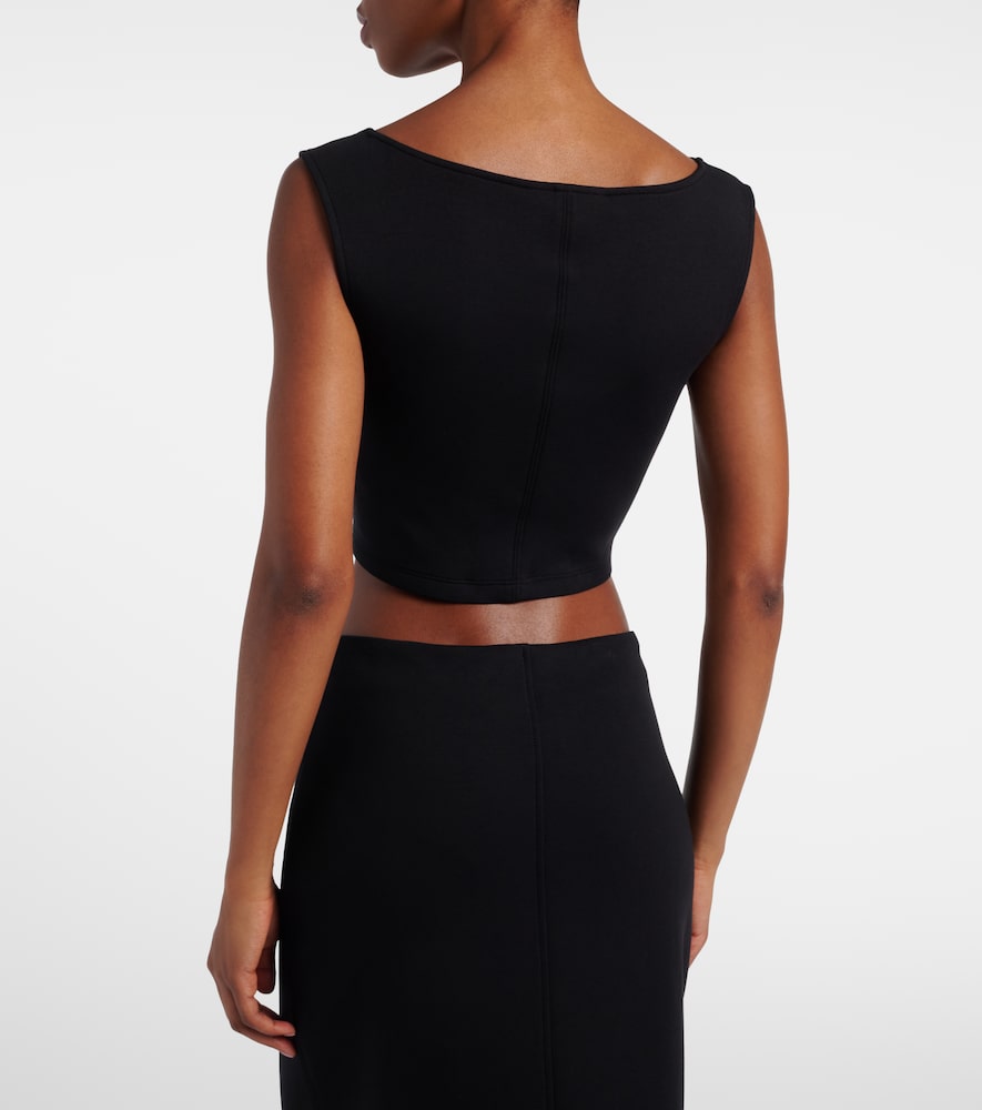  's Max Mara 's Max Mara Dire Cotton-blend Crop Top 