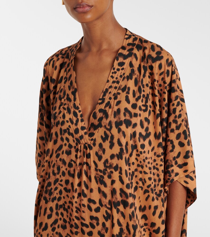  Melissa Odabash Melissa Odabash Vanessa Leopard-print Kaftan 