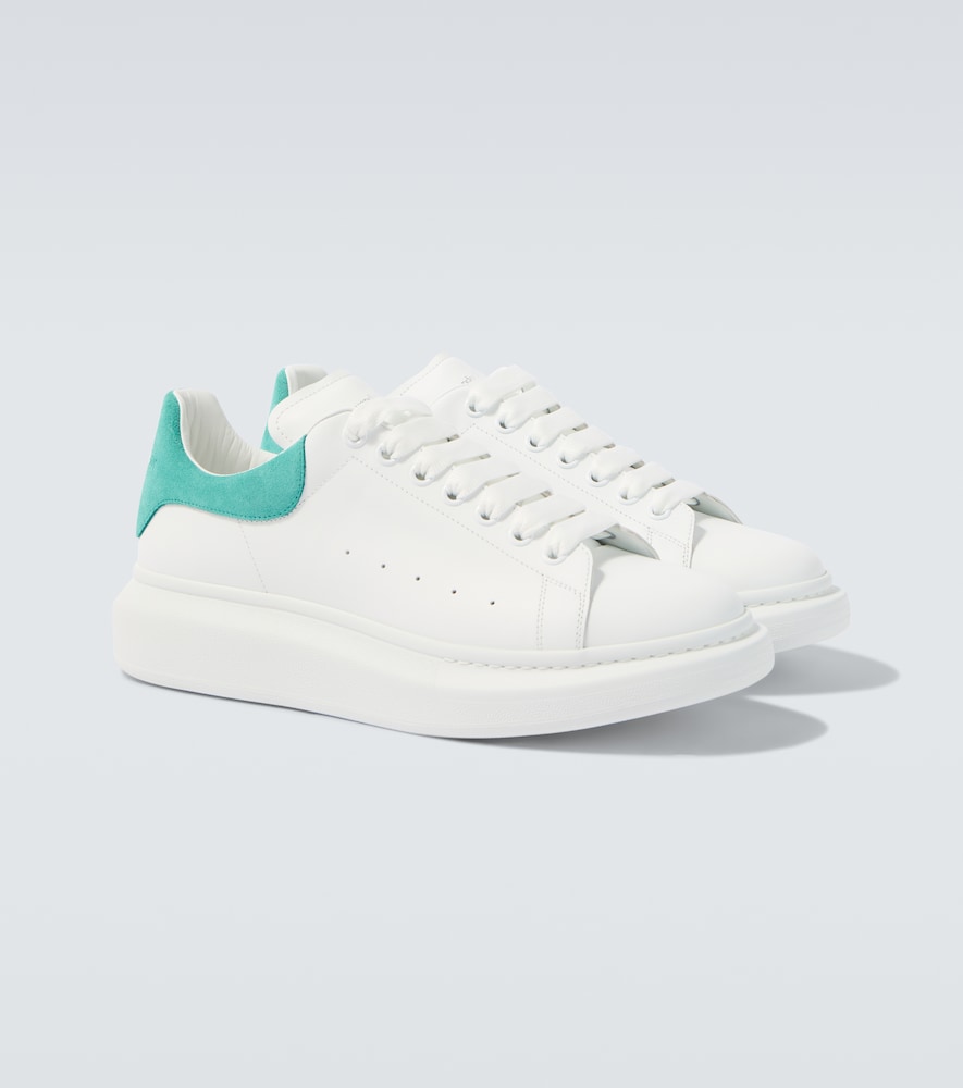 Mcqueen Men's White Oversized Leather Sneakers UK Size 10.5 - Mytheresa