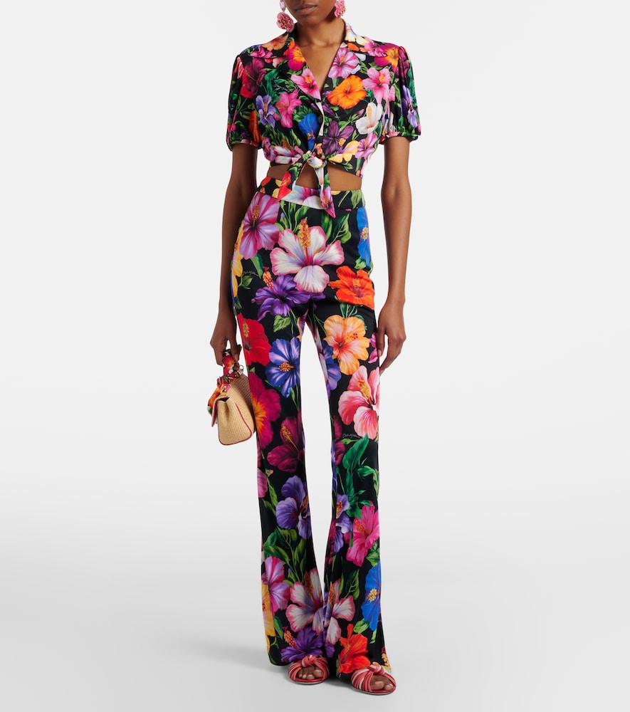  Dolce&gabbana Dolce&gabbana Floral Crop Top 