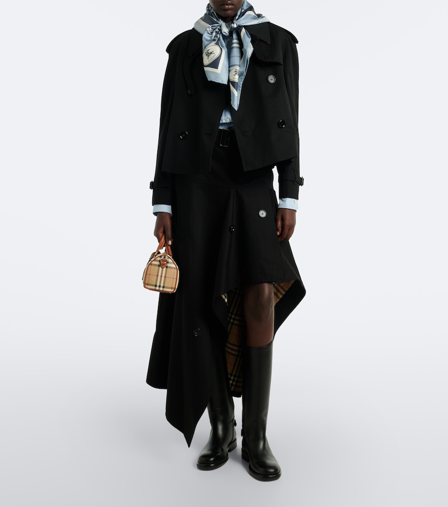 Double-Breasted Cotton Gabardine Jacket