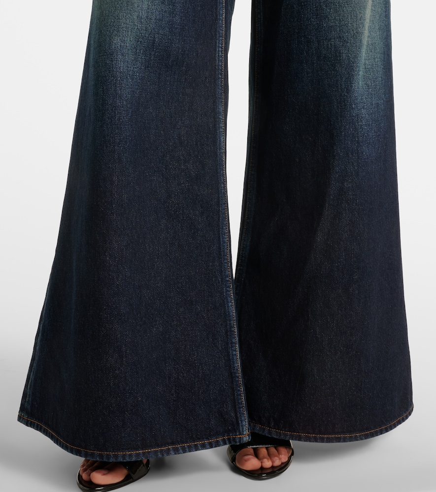  Alaia Alaïa Mid-rise Wide-leg Jeans 