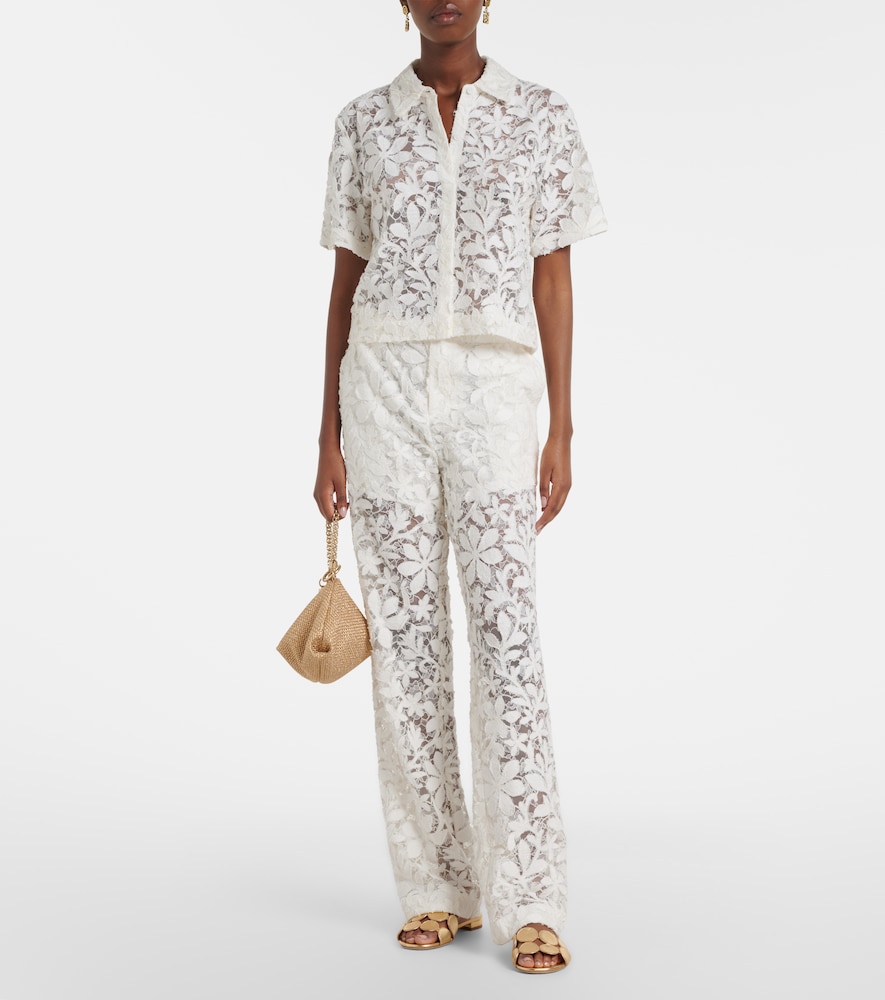  Simkhai Simkhai Cotton Lace Shirt 