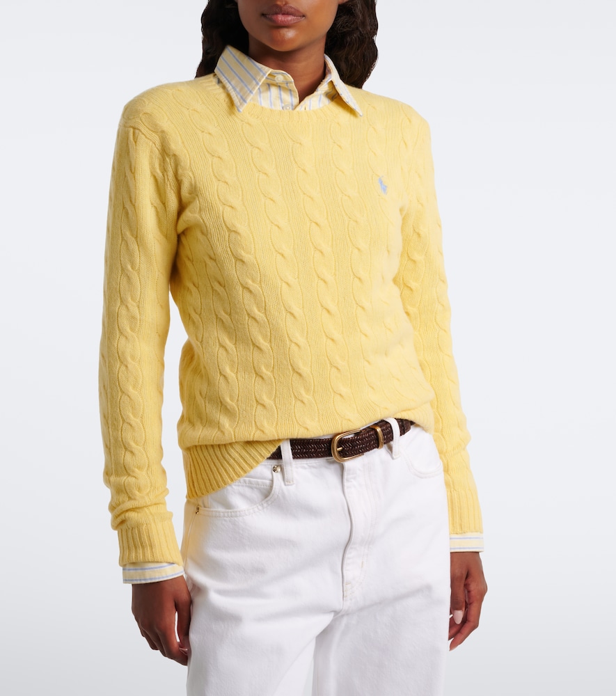 Polo Ralph Lauren Cable-Knit Wool And Cashmere Sweater