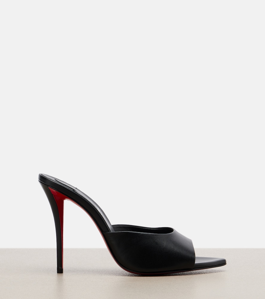  Christian Louboutin Christian Louboutin Miss Z Leather Mules 