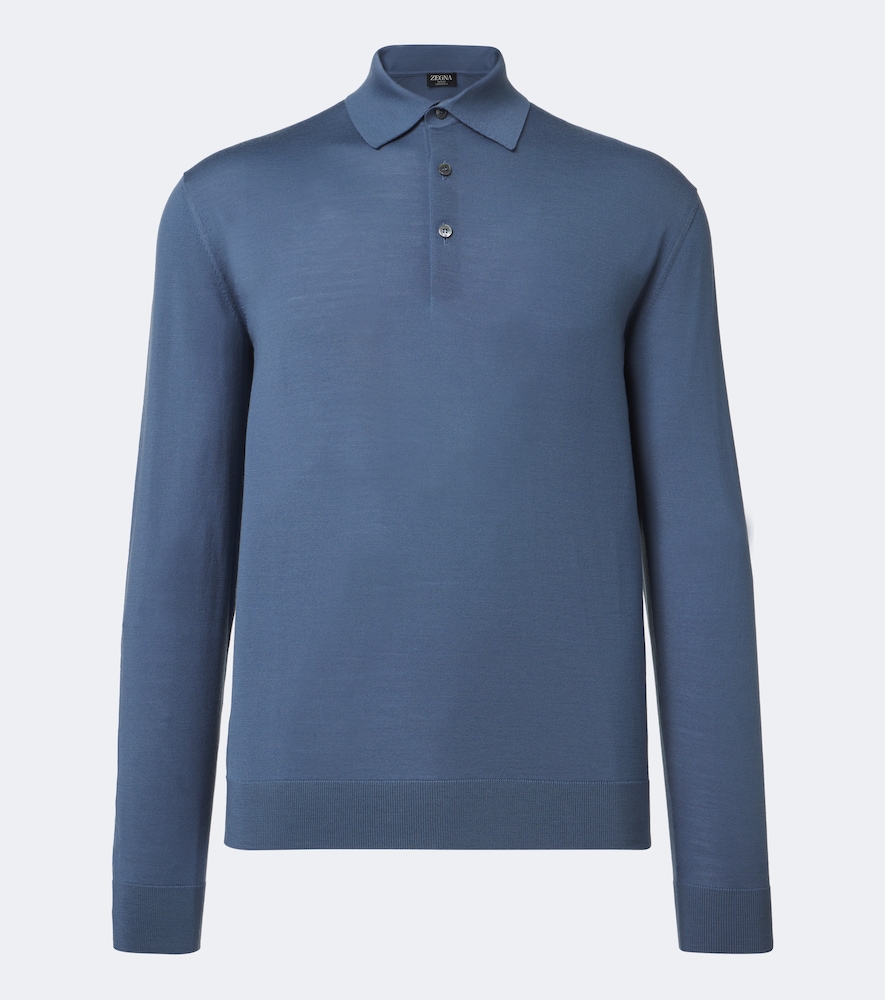 Polopullover aus Wolle