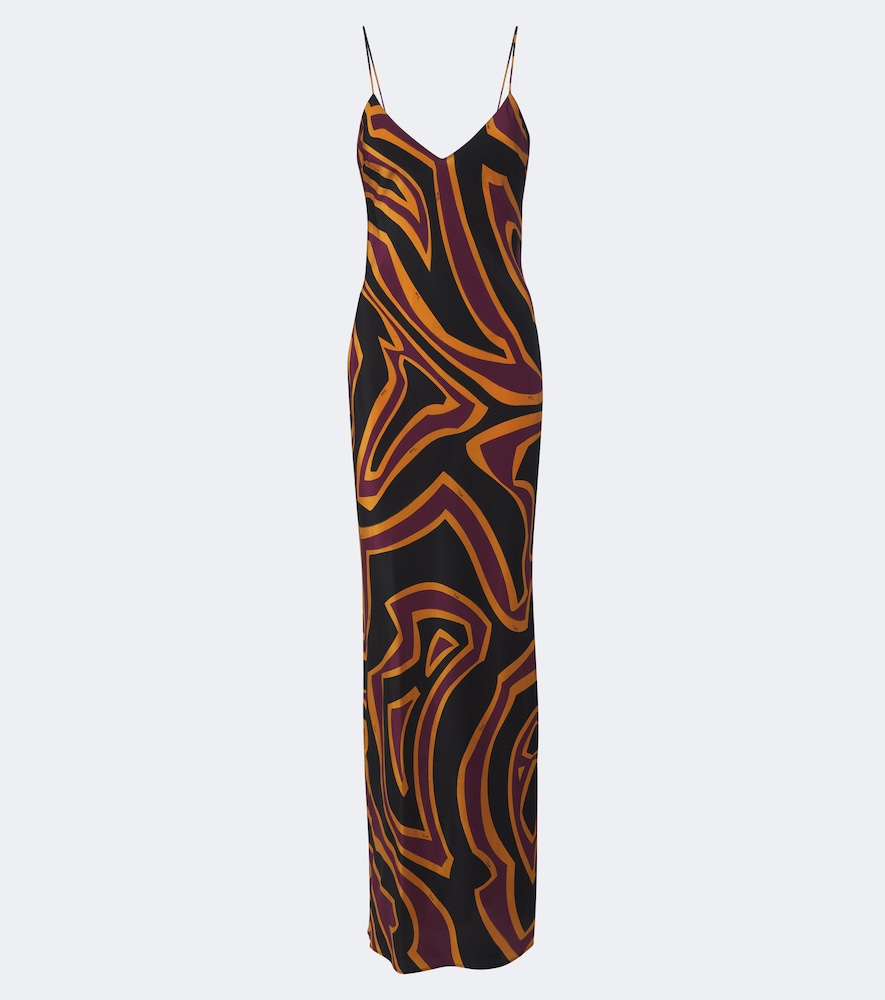 Slipkleid Labirinto aus Seiden-Crêpe de Chine