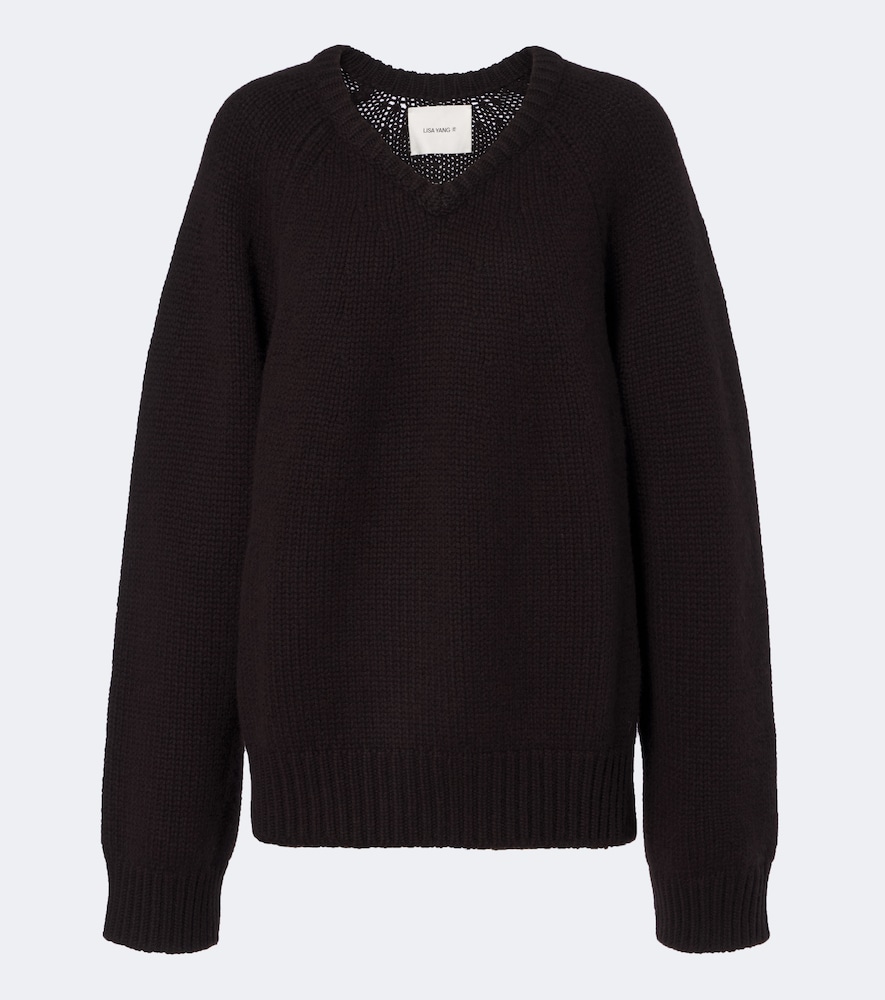 Lisa Yang Oia Cashmere Sweater In Brown