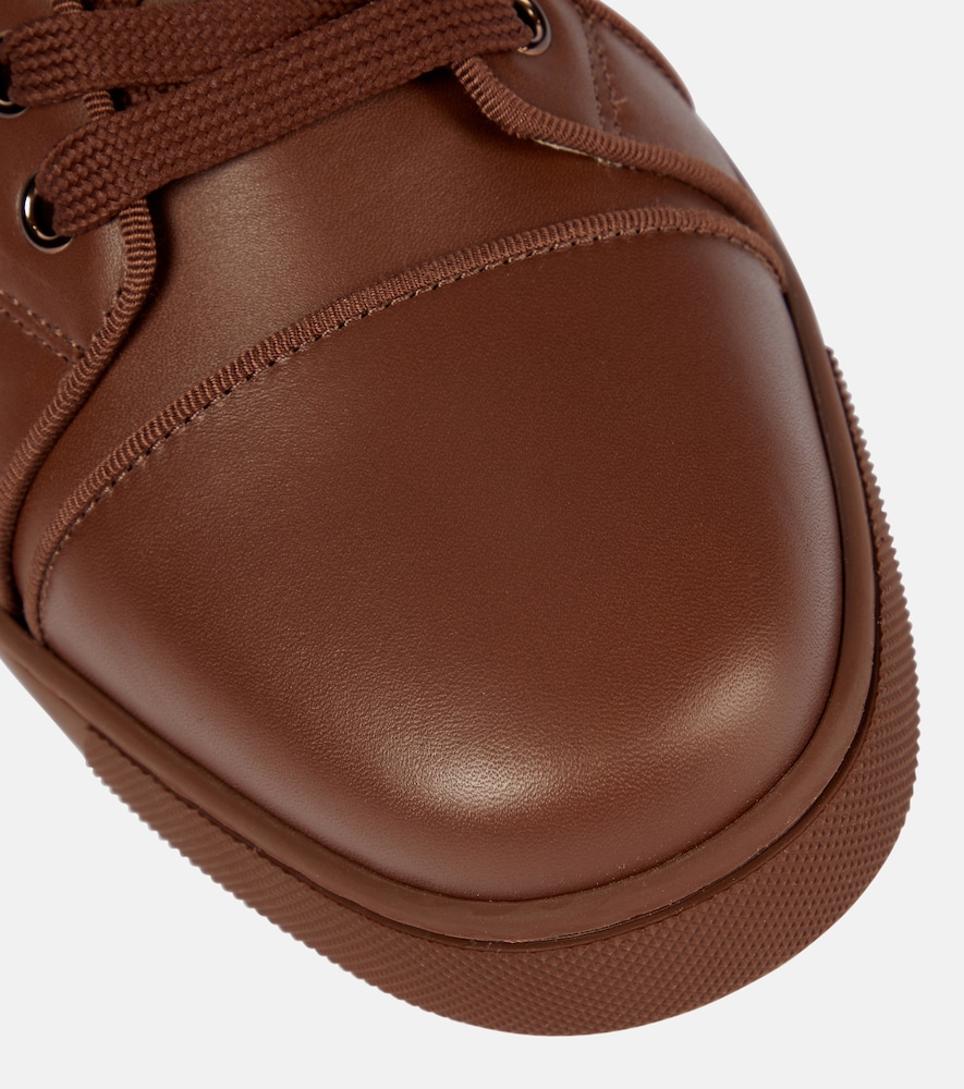  Christian Louboutin Christian Louboutin Fun Vieira Leather Sneakers 