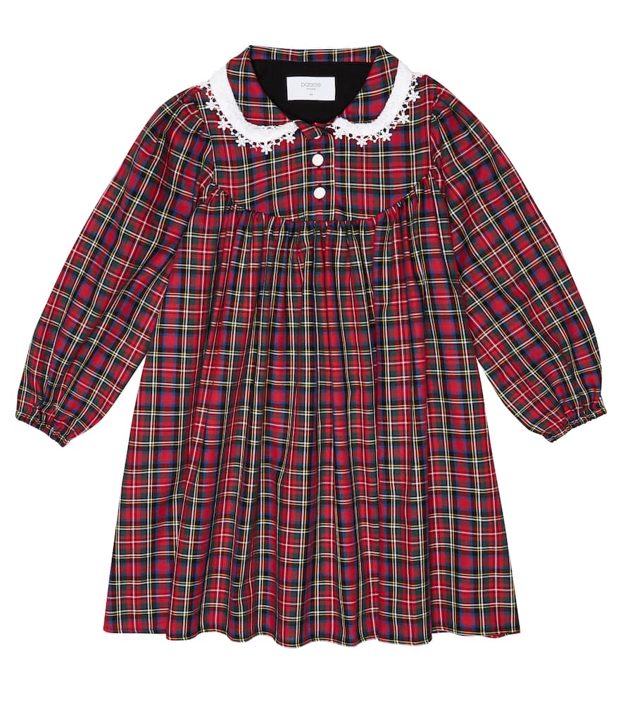 Paade Mode Checked cotton dress