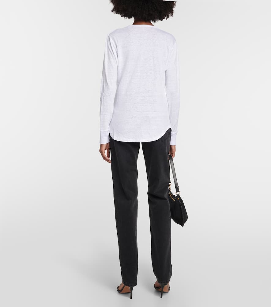 ISABEL MARANT ÉTOILE ZELINE LINEN TOP