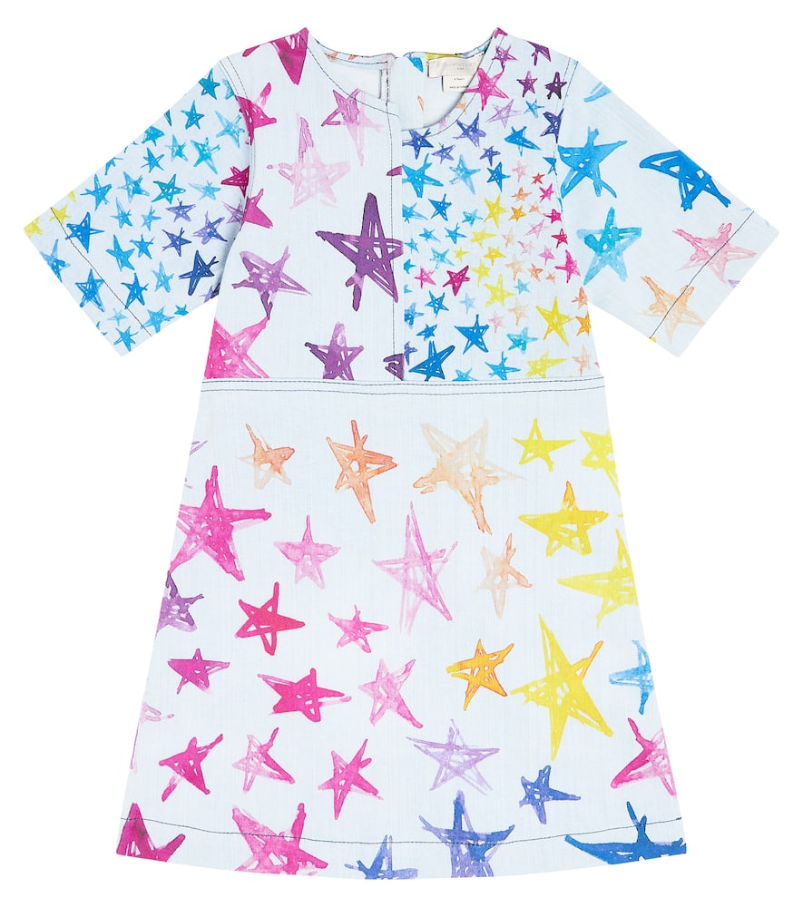 Stella McCartney Kids Printed denim dress
