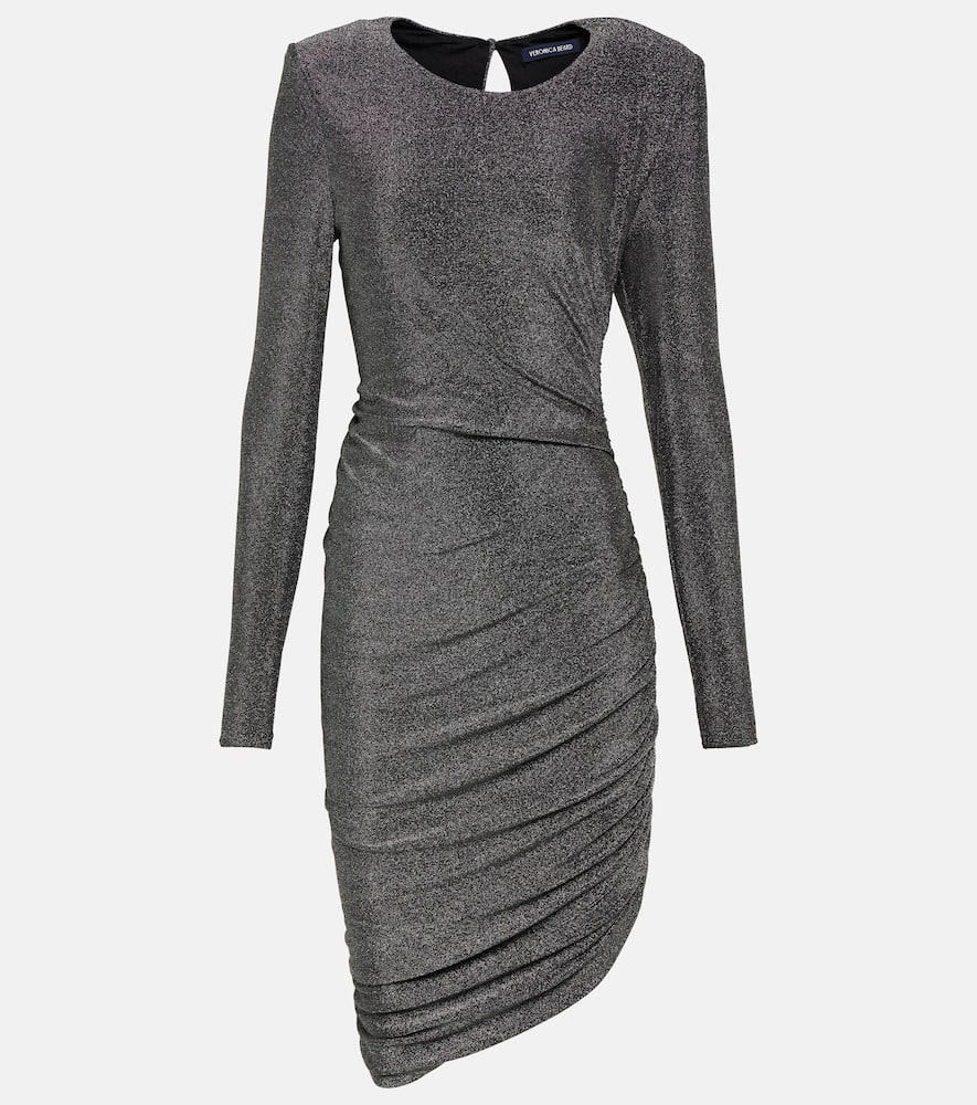 Veronica Beard Cyrus metallic minidress