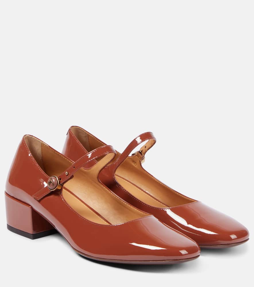 Patent leather Mary Jane pumps