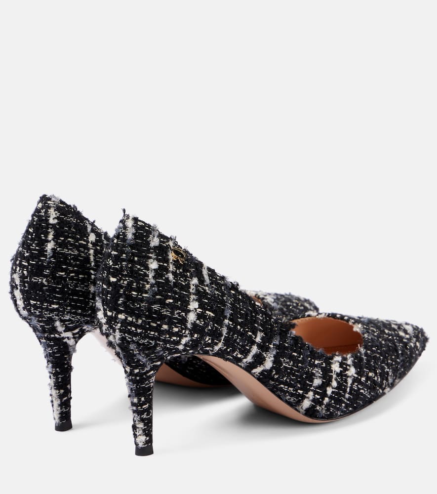 Gianvito Rossi Pumps 70 Aus Tweed In Schwarz