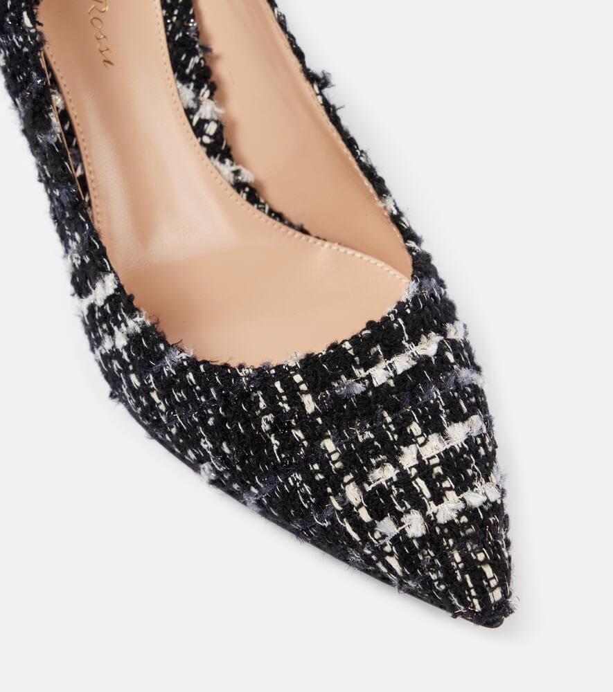 Gianvito Rossi Pumps 70 Aus Tweed In Schwarz