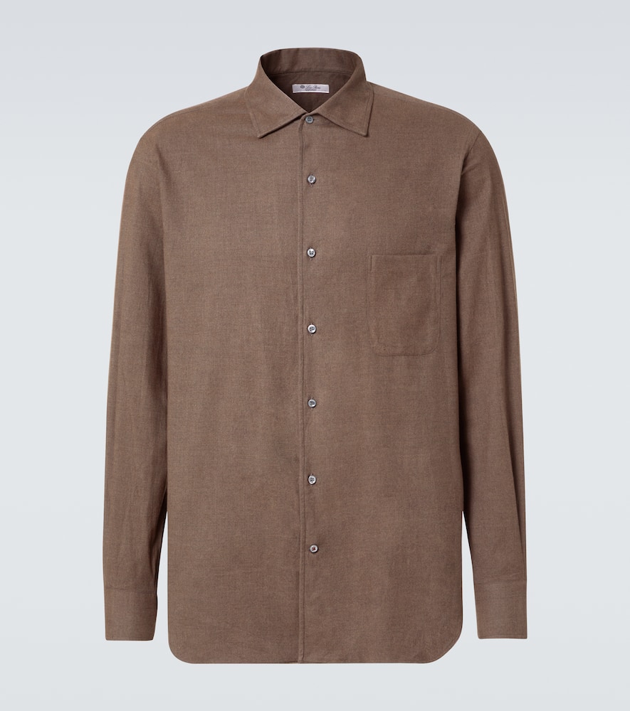 Loro Piana Andre Button-down Shirt In Black