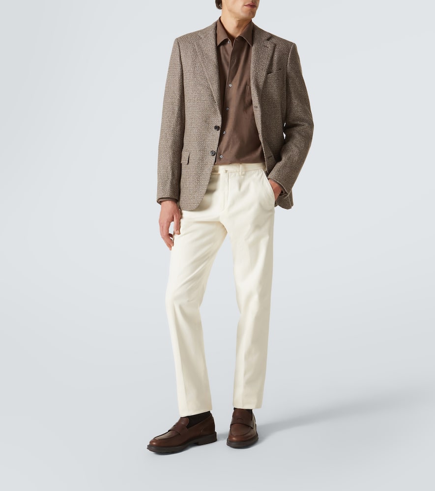 Loro Piana Andre Button-down Shirt In Black
